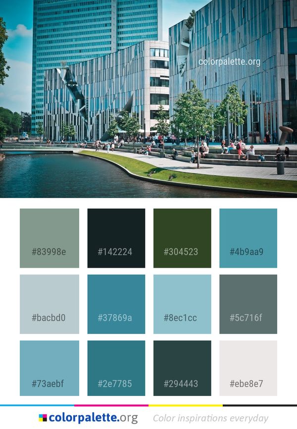 Metropolitan Area Urban Building Color Palette