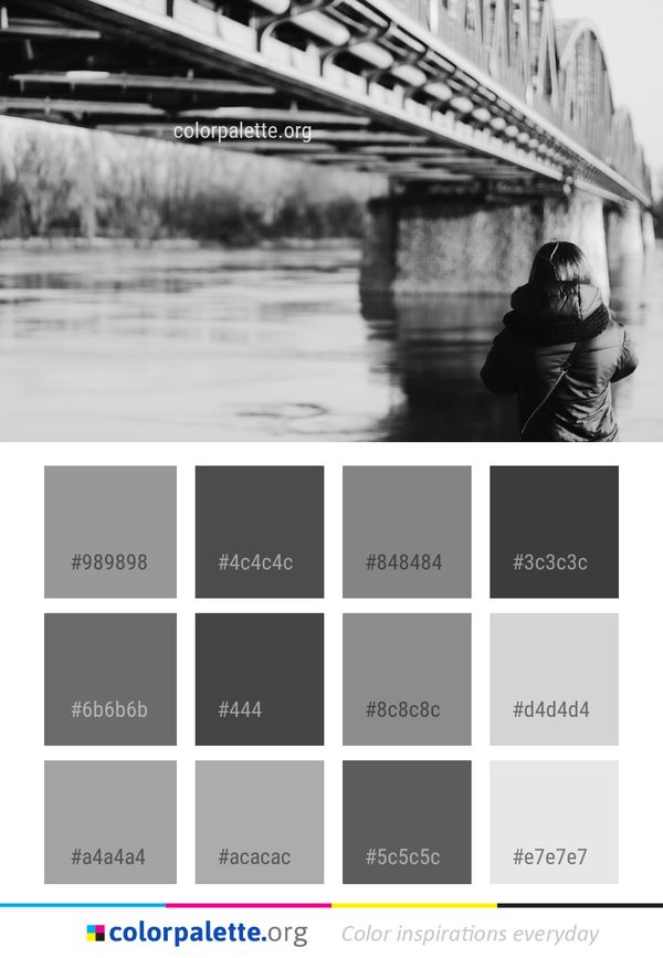Photograph Water White Color Palette