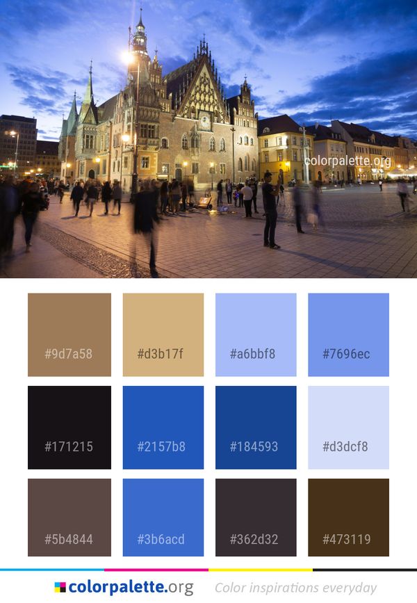 Sky City Town Color Palette