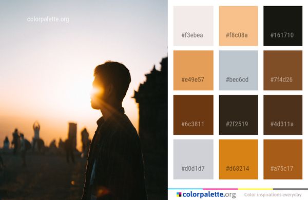 Sky Sun Sunrise Color Palette