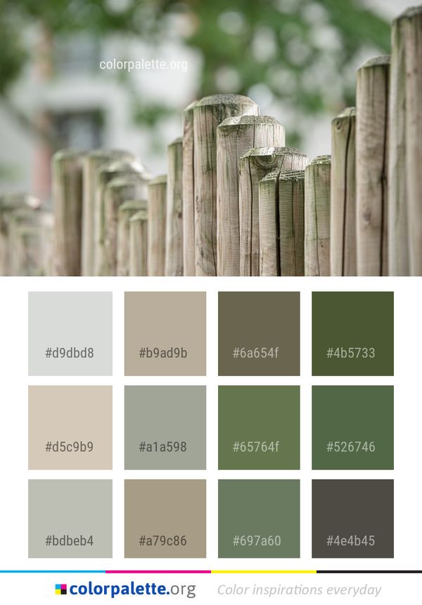 Column Structure Grass Color Palette