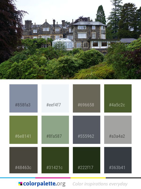 Estate Property Mansion Color Palette