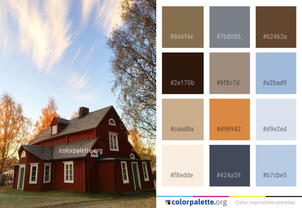 Home House Sky Color Palette