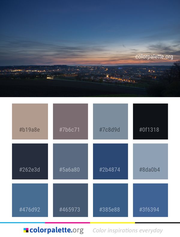 Sky Horizon Dawn Color Palette