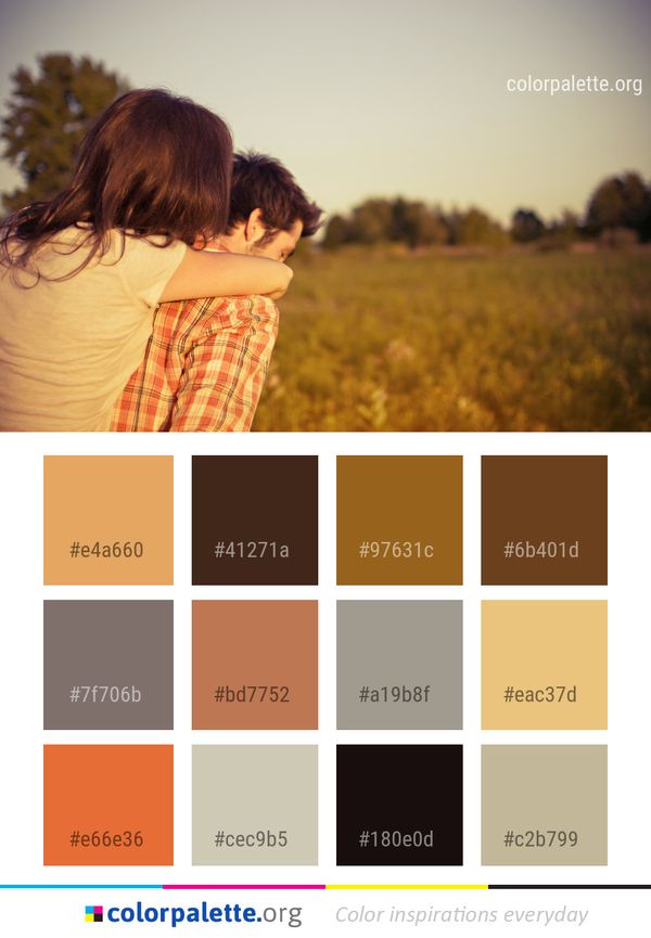 Photograph Sky Girl Color Palette