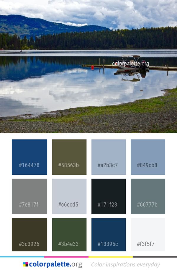 Reflection Nature Water Color Palette