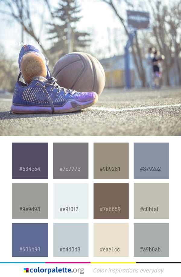 Footwear Shoe Purple Color Palette