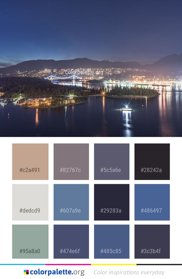 Reflection Sky Cityscape Color Palette