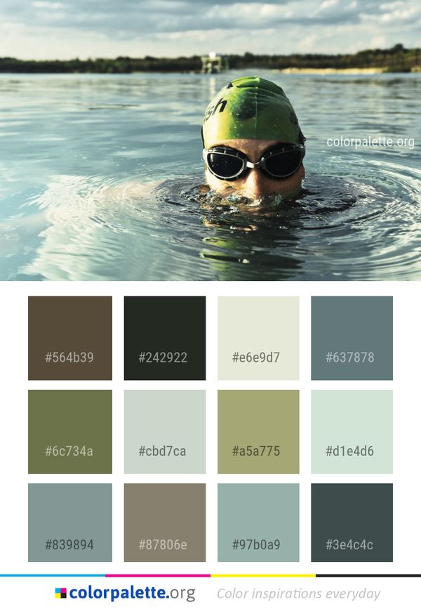 Water Sea Swimming Color Palette