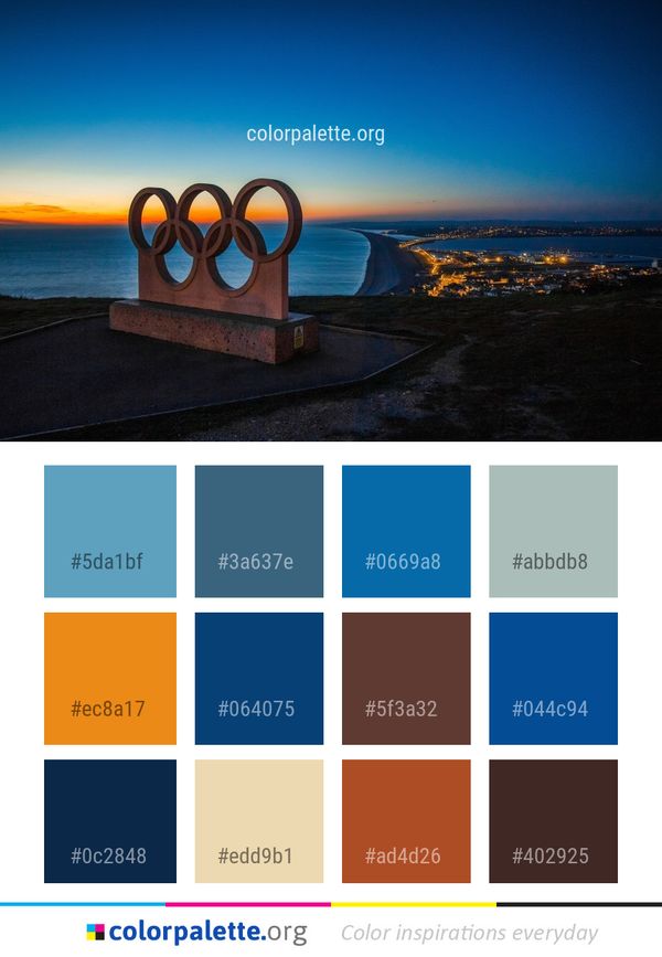 Horizon Sky Sea Color Palette