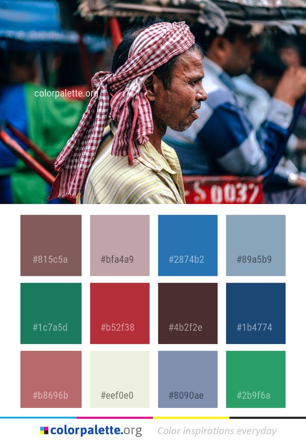 Temple Crowd Color Palette