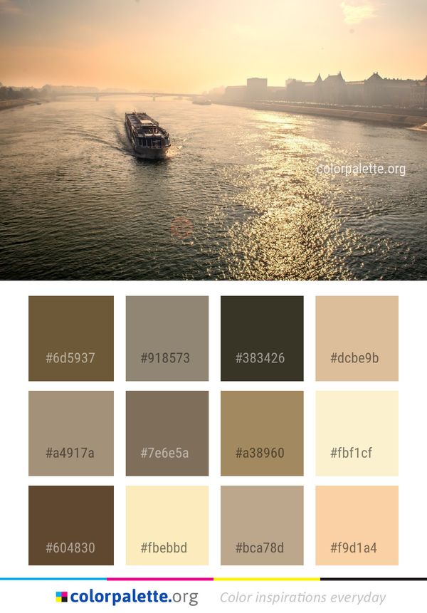 Waterway Body Of Water Color Palette