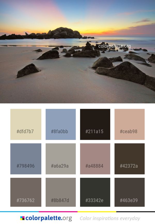 Shore Coast Sea Color Palette