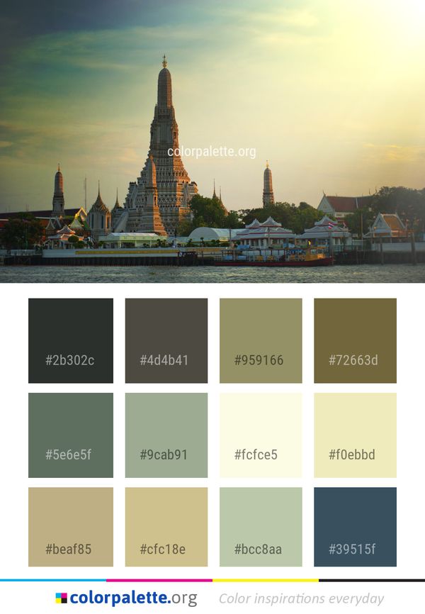 Sky Landmark Cityscape Color Palette