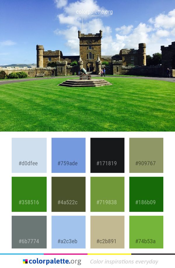 Stately Home Estate Property Color Palette