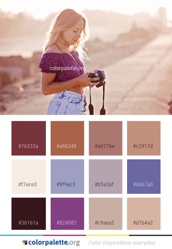 Photograph Pink Human Hair Color Color Palette