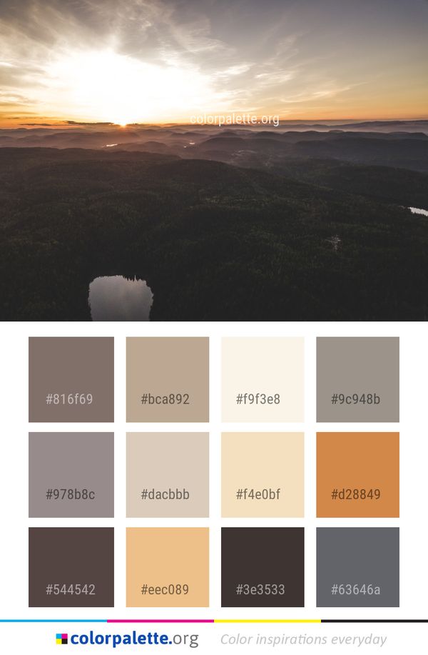 Sky Horizon Atmosphere Color Palette