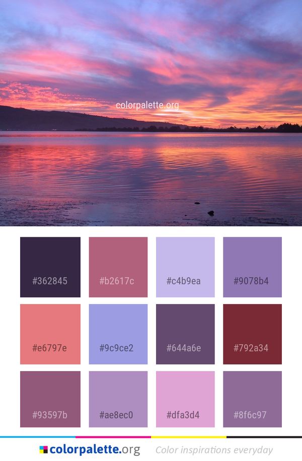 Sky Reflection Horizon Color Palette