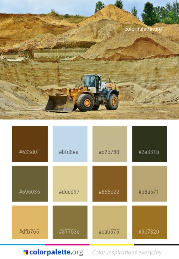 Soil Sand Badlands Color Palette