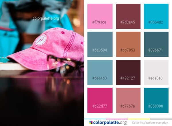 Pink Petal Magenta Color Palette