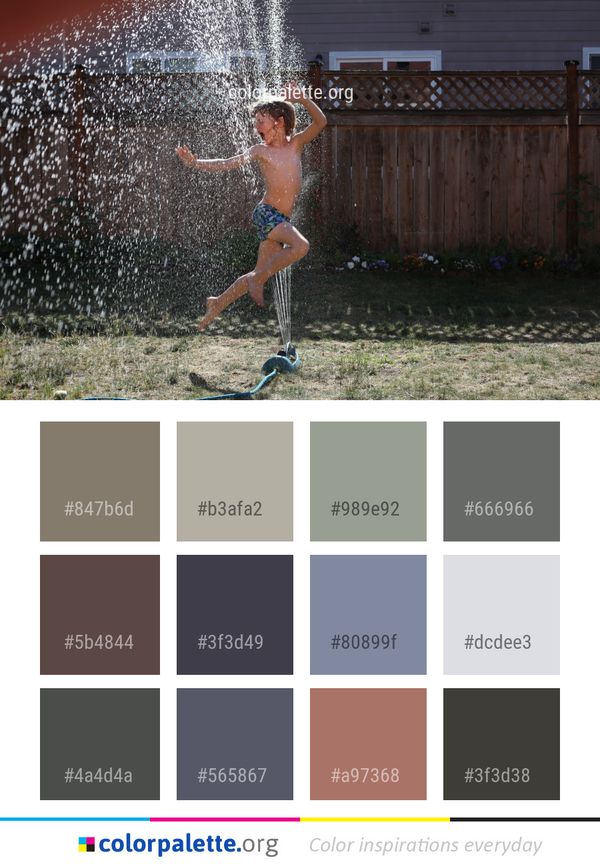 Water Fun Girl Color Palette