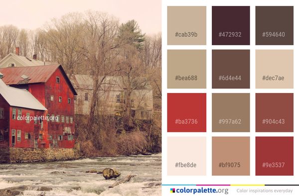 Winter House Home Color Palette