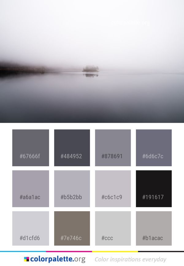 Fog Water Mist Color Palette