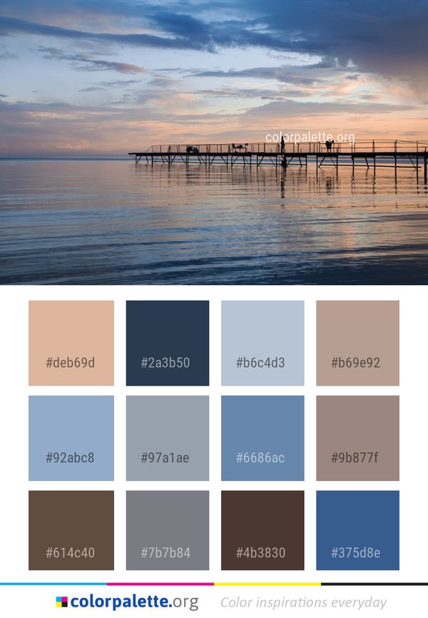 Horizon Sky Sea Color Palette