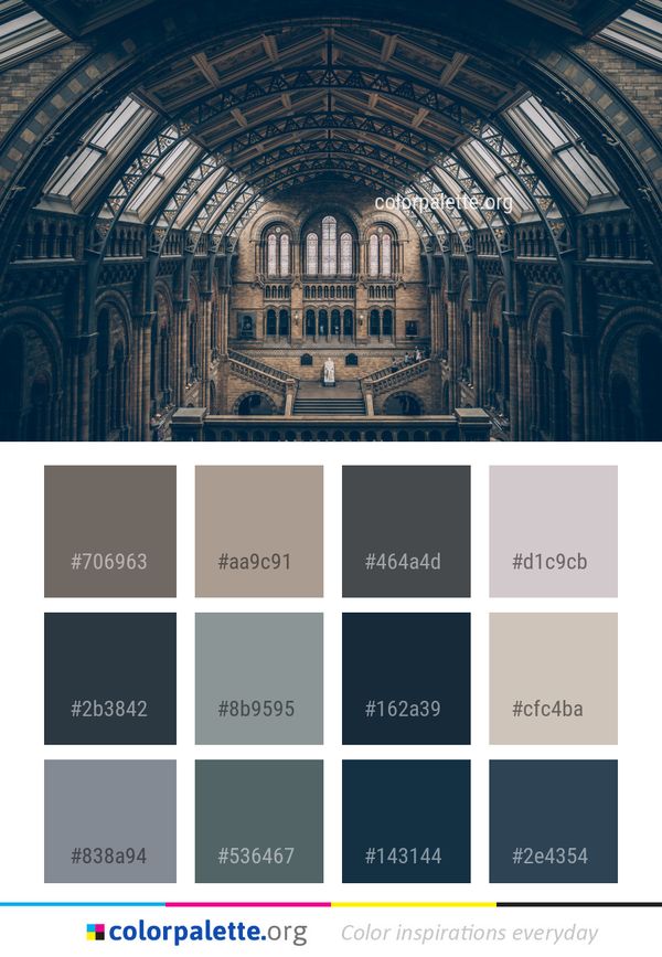 Landmark Arch Structure Color Palette
