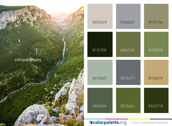 Nature Reserve Mountainous Landforms Mountain Color Palette