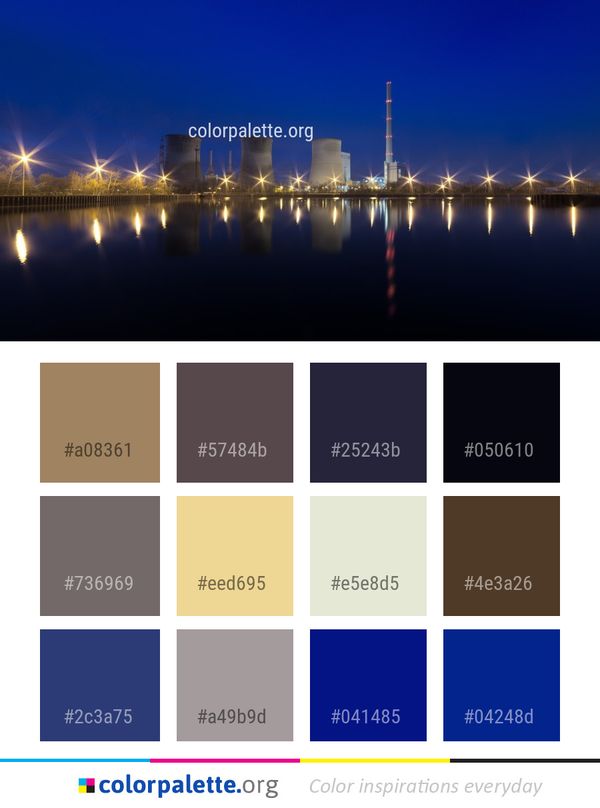 Reflection Landmark Sky Color Palette