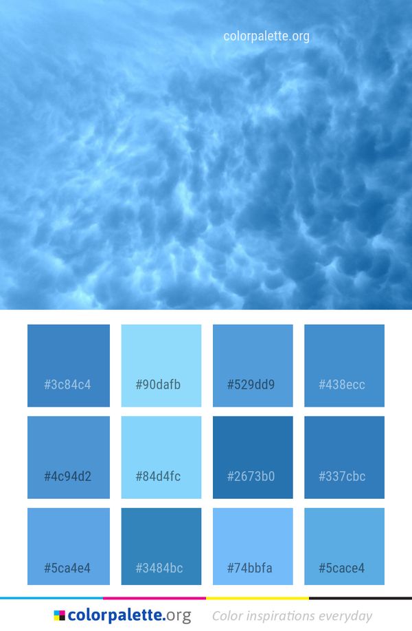 Sky Cloud Blue Color Palette