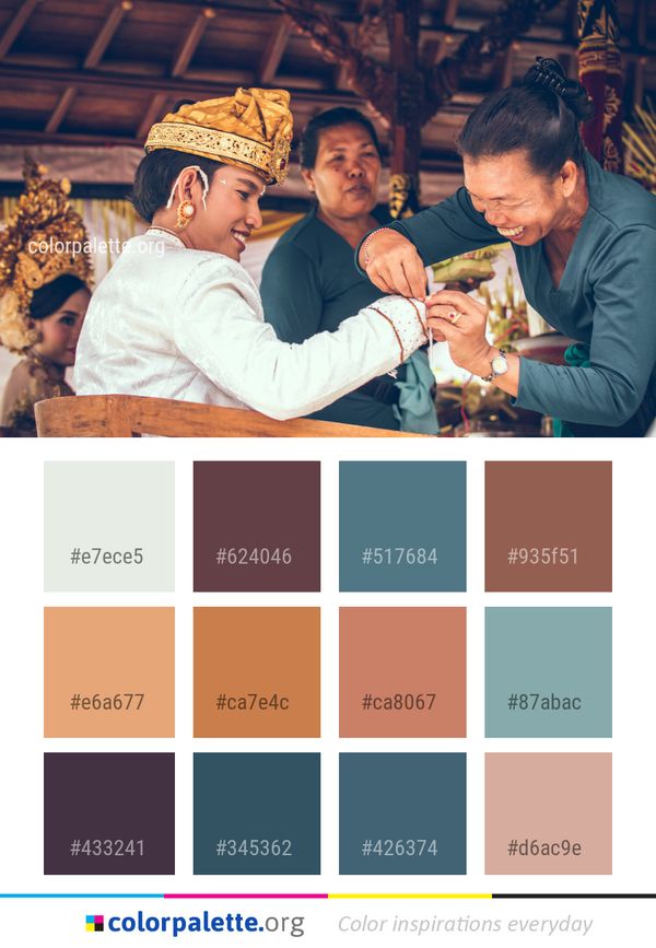 Tradition Event Temple Color Palette