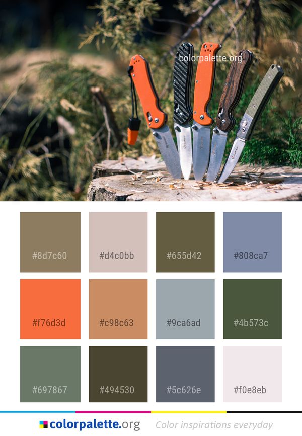Tree Plant Grass Color Palette