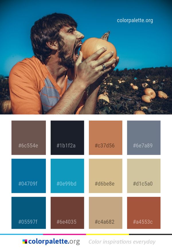 Fun Emotion Girl Color Palette