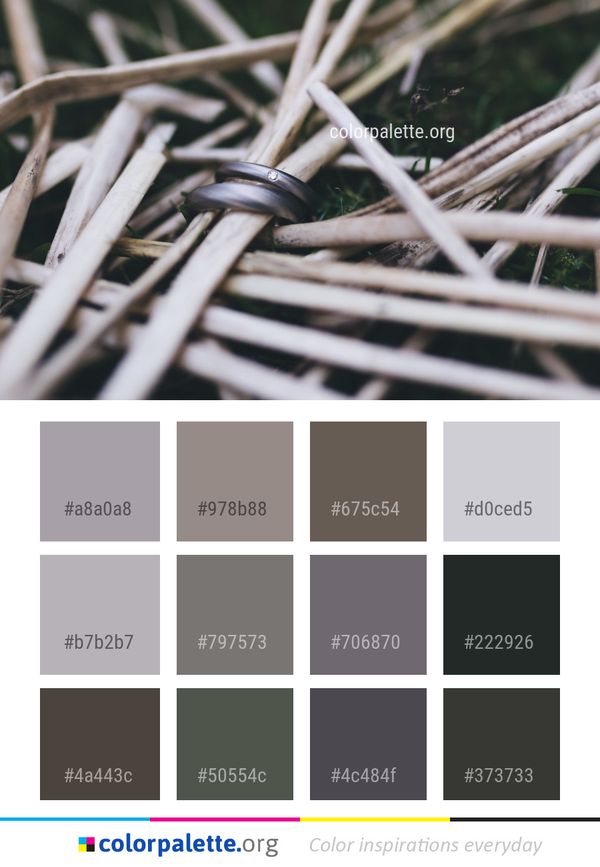 Metal Wood Grass Color Palette