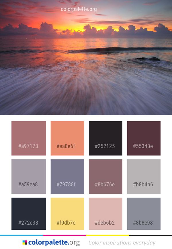 Sea Horizon Ocean Color Palette