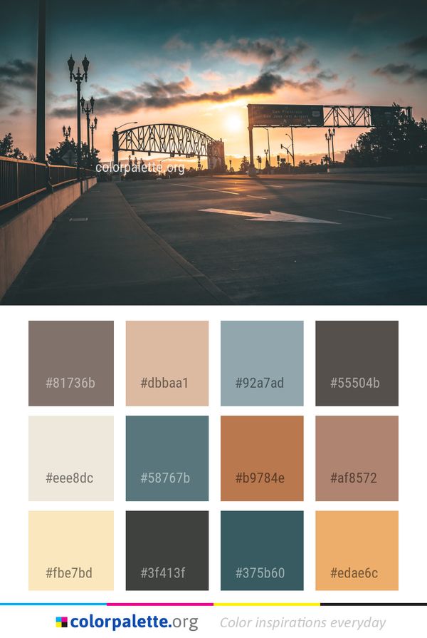 Sky Landmark Cloud Color Palette