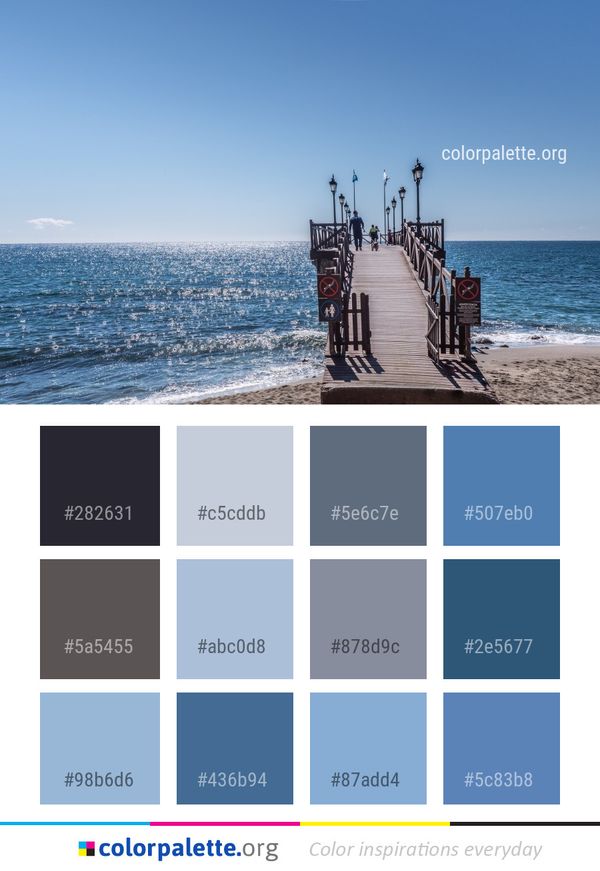 Sea Horizon Sky Color Palette