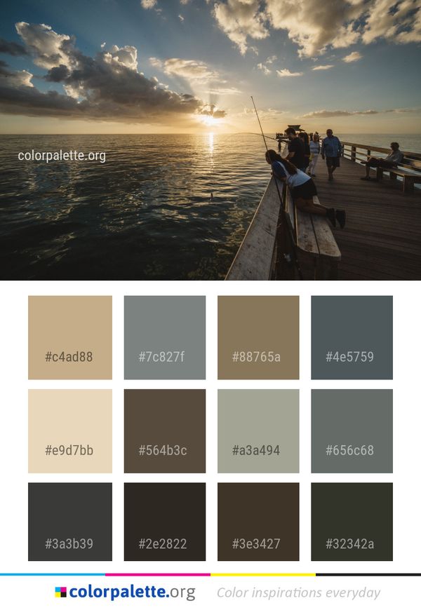 Sky Sea Horizon Color Palette