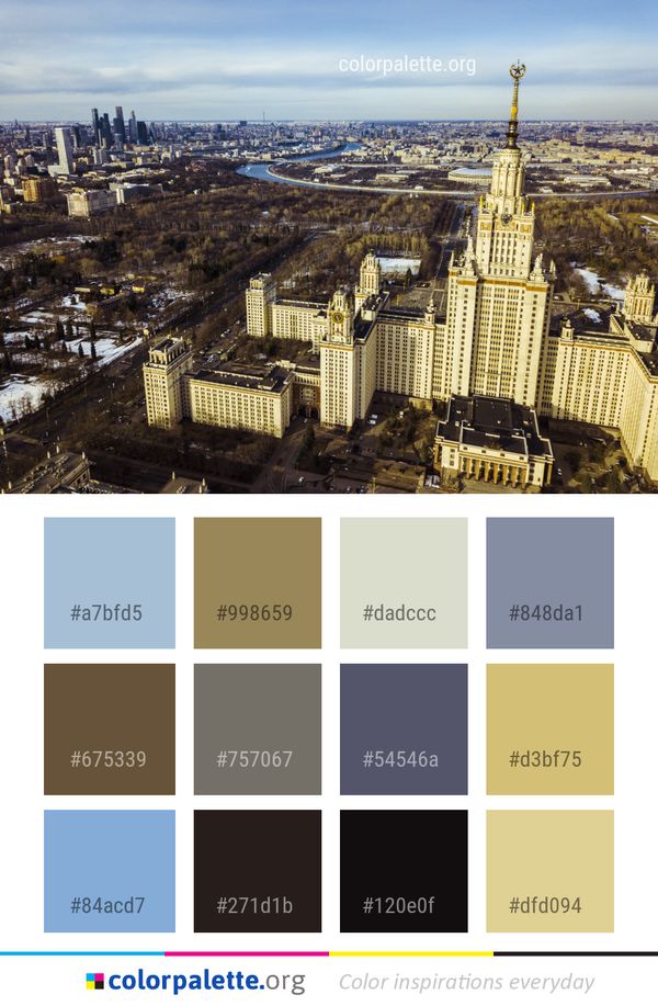 City Urban Area Cityscape Color Palette