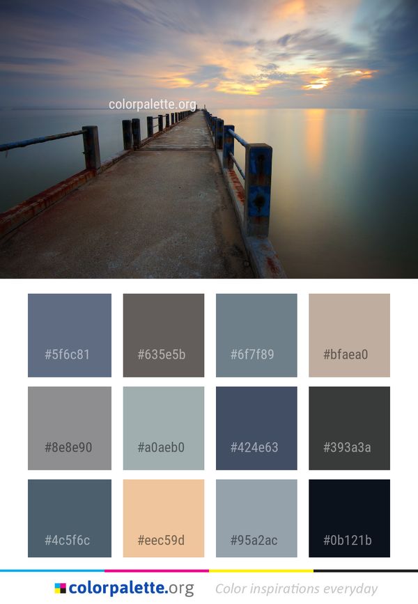 Sky Sea Horizon Color Palette