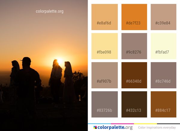 Sky Sunrise Sun Color Palette