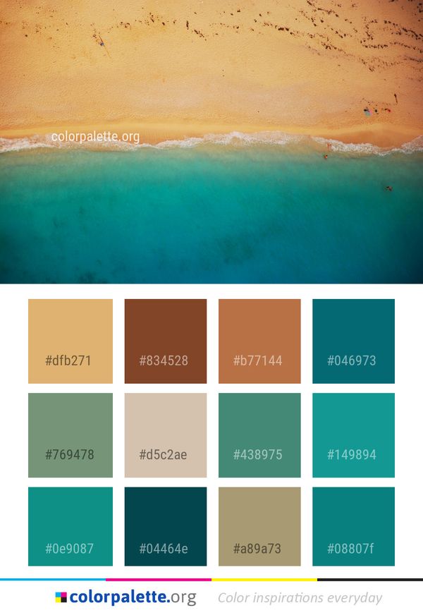 Water Sea Sky Color Palette