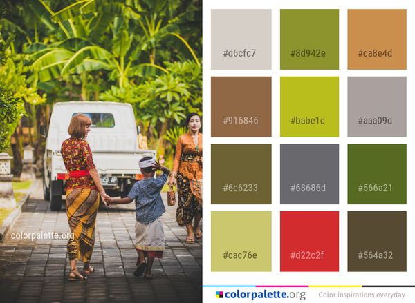 Yellow Plant Tree Color Palette