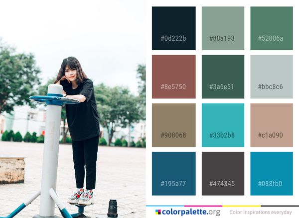 Shoulder Standing Shoe Color Palette