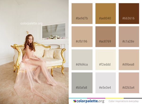 Human Hair Color Beauty Leg Color Palette