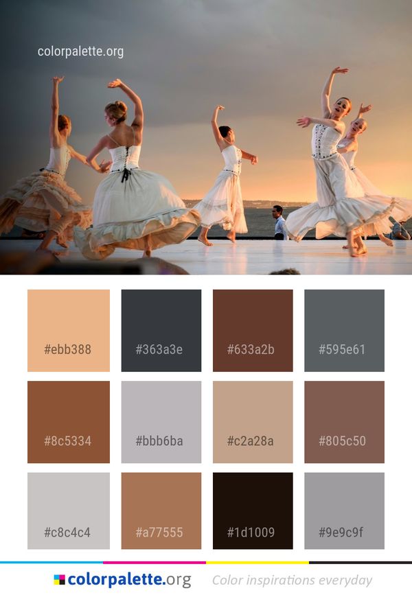 Performing Arts Dance Dancer Color Palette