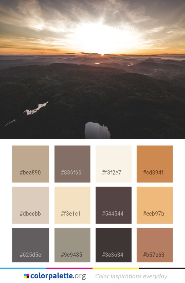 Sky Atmosphere Horizon Color Palette
