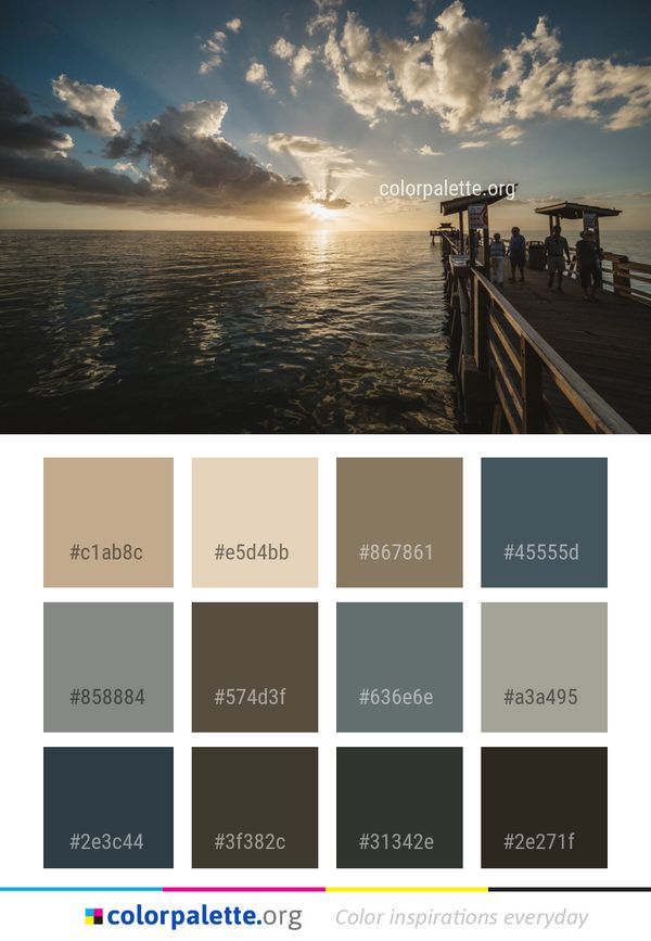 Sky Sea Horizon Color Palette